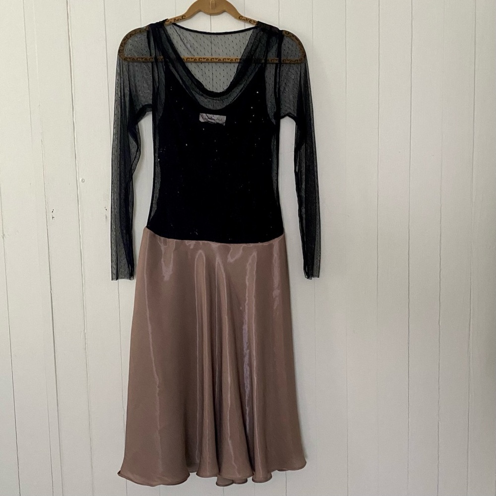 JAYSON BRUNSDON 6 Sequin Layered Cocktail Dress